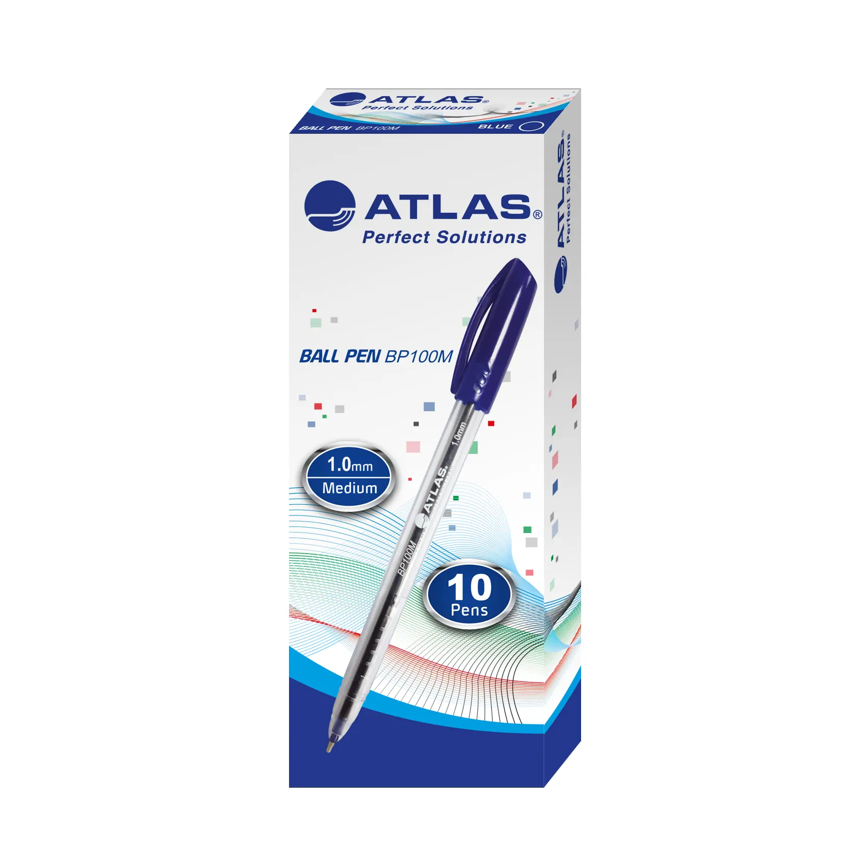 Atlas Ball Pen 1.0 mm Medium pack 10 pcs Blue - view 4